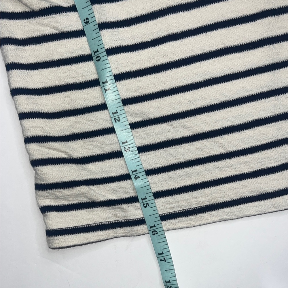 Cat & Jack Navy and White Striped Long Sleeve Tee - Picture 6 of 7